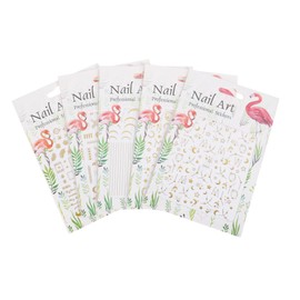 Ipetboom Chic Star Nail Decals 10 Sheets Metal Nail Art Stickers Perfect for DIY Crafts and Style