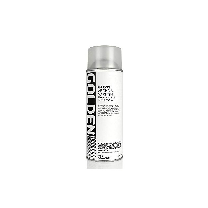 Golden Archival Varnish Gloss 10 oz Spray Can