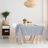 PiccoCasa Square Table Cloth 140x140 cm/55"x55", Table Cloth Wipe Clean