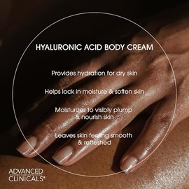 ADVANCED CLINICALS 2 PACK SET - CREMA CORPORAL A. HIALURONICO CON ACEITE DE BORRAJA, ESCUALANO Y VITAMINA E  CREMA CORPORAL RETINOL REAFIRMANTE CON...