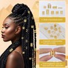 GHVACZS Pack of 290 dreadlocks jewellery, 11 styles hair beads
