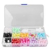 GOTOTOP Dreadlocks Hair Beads, 360 Piezas, Plástico, Resina, Colorful, DIY