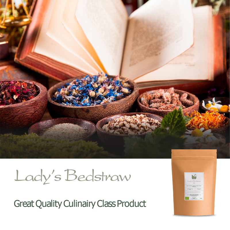 Ladies Bed Straw Tea - Galium Verum Herb 100g