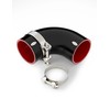 90 Degree Elbow Coupler ID 4 Inch 5-ply Silicone Hose&Clamp,3.5"Leg