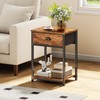 Furologee Nightstands Set of 2, Night Stand with Fabric Drawer