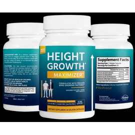 Height Growth Maximizer 3 Pack Maximizador de crecimiento en altura-60 Cápsulas x3