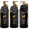 HERBENSIUS Luxury Shampoo, Treatment, Body Soap, 16.9 fl oz (500