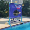 Megagreen 2-in-1 Pool Goal Set - Football & Basketball Fun