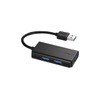Buffalo BUFFALO USB 3.0 Bus Powered 3-Port Hub Black Compact
