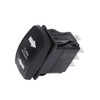 Foruly Turn Signal Rocker Switch Green LED On On/Off/On 4