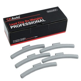 CKAuto MC-Series Coated 3.00oz Lead Clip on Wheel Weights, 20Pcs/Box