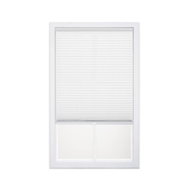 DEZ FURNISHINGS Cordless 1" Light Filtering Cellular Shade, 37"W x 64"H, White