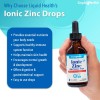 Liquidhealth Ionic Zinc 15mg, 2 Oz Zinc Liquid, Pure Zinc