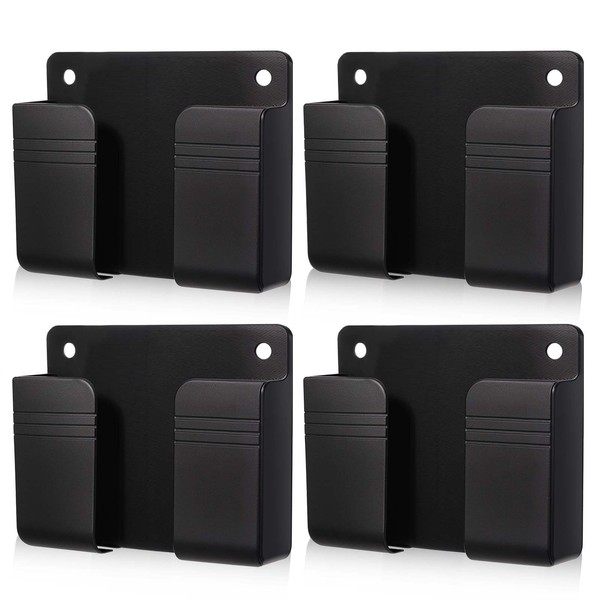 4 Pack Wall Mounted Phone Holder, Phone Stand Self Adhesive