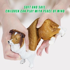 Hazibao 6 Pack Soft Jumbo Farm Animal Toys,Big Realistic Animals Farm Figures for Kids Toddlers Boys Girls 1 2 3 4 5Year Old,Christmas Brithday Gift