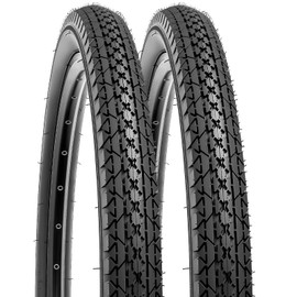 YUNSCM 2-PCS 26" Road Bike Tires 26x1.95/50-559 Compatible with 26 x 1.95 26x2.0 Bike Bicycle Tires (Y-686)
