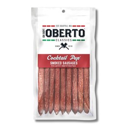 Oh Boy! Oberto Classics Cocktail Pep Smoked Sausages, 12 Ounce