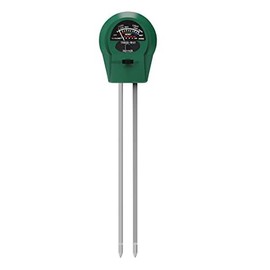Medidor de humedad del suelo 3 en 1, JESWO Medidor de Humedad para Plantas de Suelo, Medidor de pH del suelo, Medidor de luz, Probador de Prueba de Su