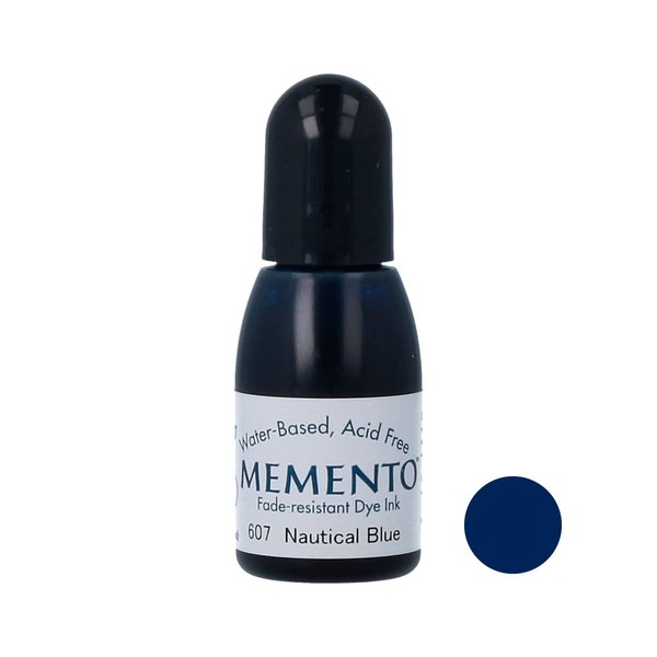 Memento Pigment Reinker Ocean Blue Inker Nautical Blue RM-607