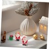 YARNOW 20pcs Mini Christmas Ornaments Miniature Xmas Figurines Cute Christmas