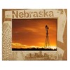 Nebraska Laser Engraved Wood Picture Frame (5 x 7)