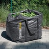 POWXGSG4 Garden Waste Bag, Leaf Bag, Heavy Duty Fabric Bag,