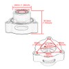 WIKIBB Blow Off Valve Adapter BOV Adapter Compatible with Ford
