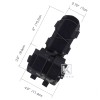 KRYDEX Helmet Counterweight Battery Pouch Cord Lock Retainer Black Camo
