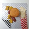 100 Sheets Red and White Checkered Dry Waxed Deli Paper