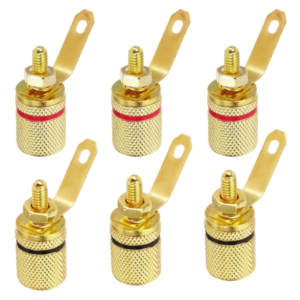 MECCANIXITY 10 Pcs Banana Jack, 4 x 4mm Panel Mount