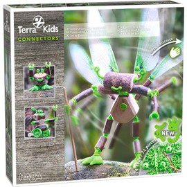 HABA 306308 Terra Kids Connectors Construction Set Forest Heroes Creative from 8 Years, Brown