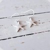 Sterling Silver Starfish Charm Earrings