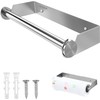 Portarrollos de Cocina de Pared, 28 cm, sin Agujeros, Soporte
