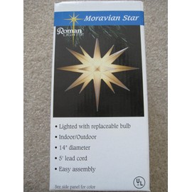 14" Movarian Star with Green Light Bulb