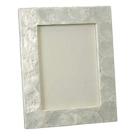 DRW White Mother of Pearl Photo Frame 6 x 8 inch