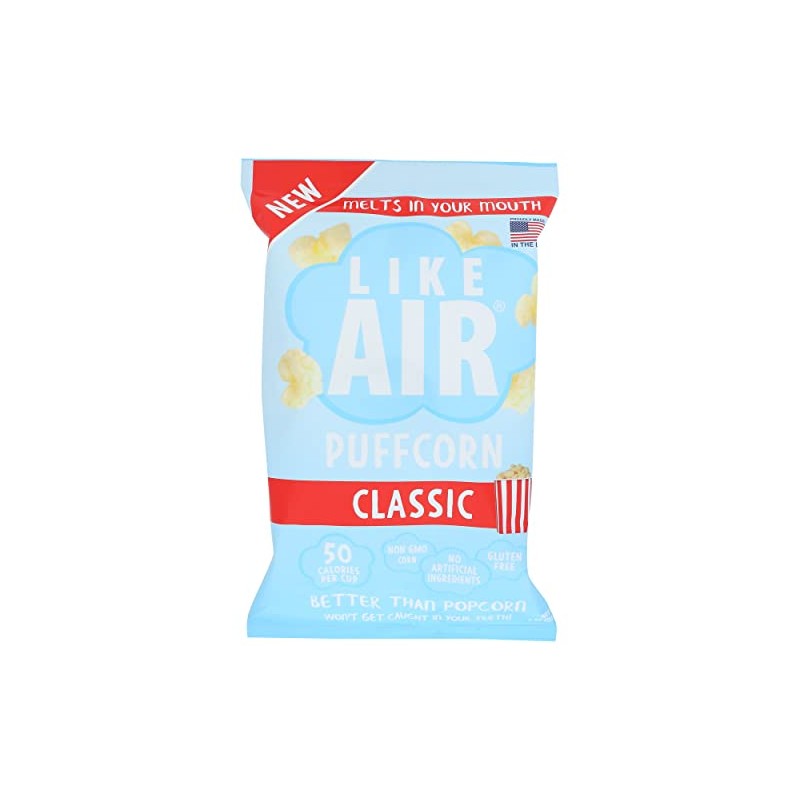 Like Air Puffcorn, Classic, Kosher, Gluten Free & Non-GMO, 4