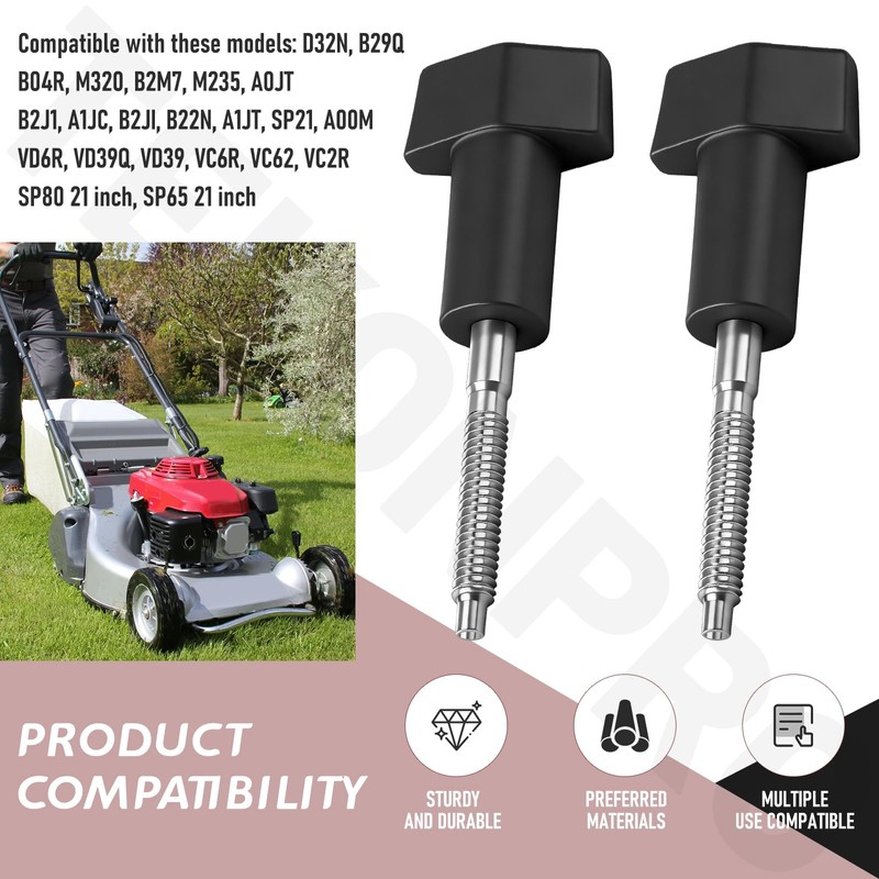 TEKONPRO 2 Pack 720-05066A Wing Knob for MTD Troy-Bilt Cub-Cadet