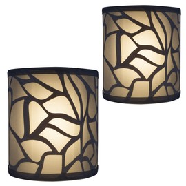 RecPro RV Light Fixture | LED 12V | Decorative RV (Camper) Bathroom Wall Light | Sconce Lighting | 2 Pack