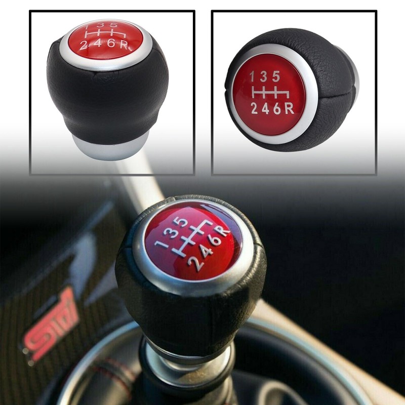 NLQR 6-Speed Gear Shift Knob Compatible with Subaru Outback 2009-2019,