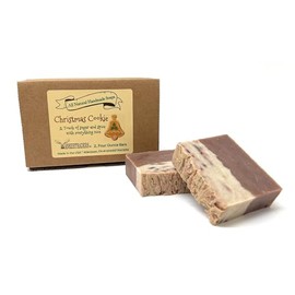 YANKEETRADERS Christmas Cookie All Natural Handmade Soap, 2 Four Ounce Bars, Sugar and Spice Scent