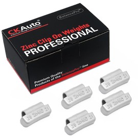 CKAuto MC-Series Zinc Clip on Wheel Weights 0.75oz, 3/4oz, Coated, 25Pcs/Box