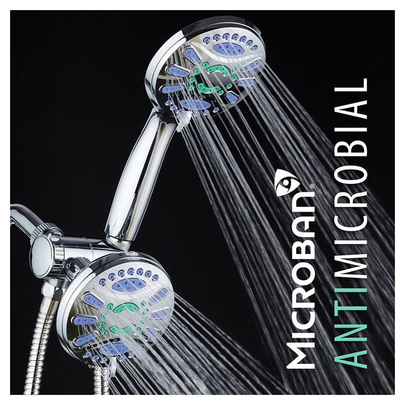 AquaStar Elite 3-in-1 High-Pressure 48-mode Spa Shower Head Combo with