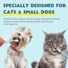 MoonyMars Small Dog Toothbrush, Cat & Puppy Tooth Brushing Kit,