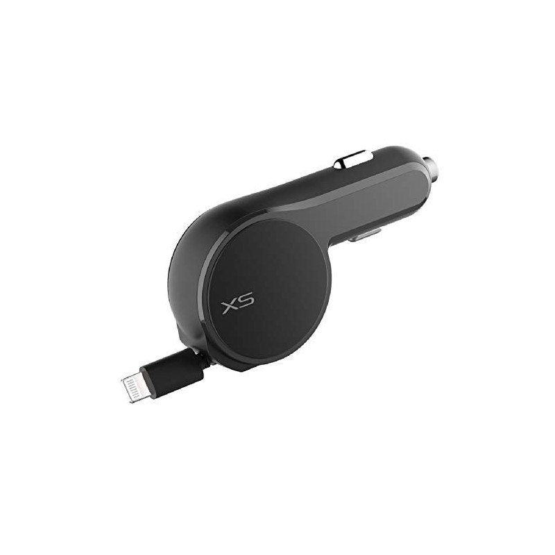 Kashimura NKL-111 DC Charger Reel, 3A, Lightning, Ultra Compact, Switchless