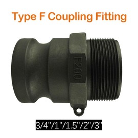 1 x 3 inch fittings poly standard couplings, male adapter x male thread Camlock fitment
