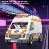 lonfypeng Ambulance Toy Truck for Kids 3-8, Large Toy Cars