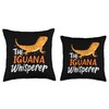 Iguana Whisperer Lizard Reptile Terrarium Lover Throw Pillow