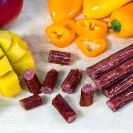 Wenzel’s Farm Mango Habanero Snack Sticks │Supports Active Lifestyles │ Flavorful, Naturally Smoked │ High Protein, Low Carb │ No MSG, Fillers, Binders, Artificial Colors │ Gluten Free | 1 LB Value Pack