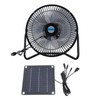 10W Solar Panel Powered Fan 8inch USB Portable Solar Panel