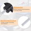sourcing map 8pcs Tee Wing Knobs M5 x 30mm Metric
